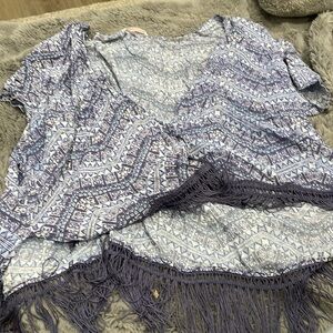 Victoria secret Blue pattern cover up